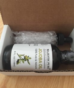 Majestic Pure Jojoba Oil for Hair and Skin, 4 fl. oz. 4 Fl Oz (Pack of 1) 58 71QcD K4b0L