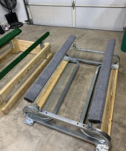 ECOTRIC Watercraft PWC Dolly Boat Jet Ski Stand Storage Trailer Watercraft Cart Watercraft Dolly PWC Dock Slipway Cart Adjustable Bunks W/ 4 Casters and 2 Brakes 1000lb Capacity 44 71QcNVs ZL