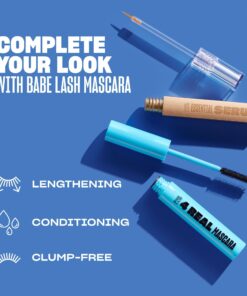Babe Original Babe Lash Essential Eyelash Premium Growth Serum - Fuller & Longer Looking Voluminous Eyelashes, Advanced Lash Enhancing Treatment for Natural Lashes, Extensions & Eyebrows, Vegan & Cruelty-Free 0.06 Fl Oz (Pack of 1) 36 71QeBPgys9L 2