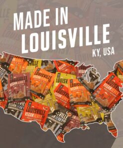 Louisville Vegan Jerky - Smoked Black Pepper, Vegetarian & Vegan-Friendly Jerky, 21 Grams of Non-GMO Soy Protein, 240 Calories Per Bag, Gluten-Free Ingredients (3 oz) 3 Ounce (Pack of 1) 18 71QeKyCJkL