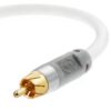 Mediabridge™ Ultra Series Digital Audio Coaxial Cable (4 Feet) - Dual Shielded with RCA to RCA Gold-Plated Connectors - White - (Part# CJ04-6WR-G2) 4 Feet 27 71Qer4HEO7L