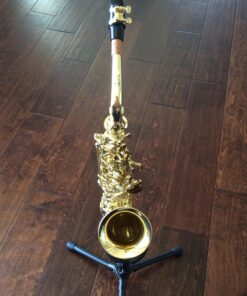 Eastar AS-Ⅱ Student Alto Saxophone E Flat Gold Lacquer Alto Beginner Sax Full Kit With Carrying Sax Case Mouthpiece Straps Reeds Stand Golden 30 71Qex1MbjJL