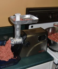 Sunmile SM-G33 Electric Meat Grinder - 1HP 800W Max Power - ETL Stainless Steel Meat Grinder Mincer Sausage Stuffer, Stainless Steel Blade and Plates and 1 Sausage Maker 47 71QfBJNjrL