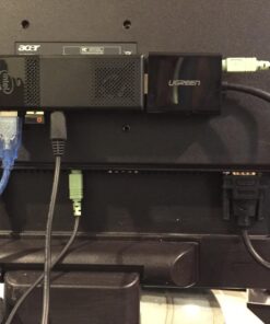 UGREEN HDMI to VGA, HDMI to VGA Adapter Connector(Female to Male) with 3.5mm Audio Jack Compatible with Monitor, PC, Xbox, TV Stick, Raspberry Pi, Nintendo Switch, Roku, Computer, Laptop 30 71QfGuSBML