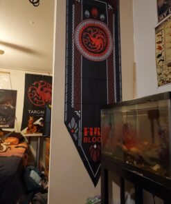 Game of Thrones House Targaryen Tournament Banner 19.25 x 60 in 17 71QflKzXkaL