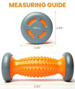 NATURAL CHEMISTREE Foot Massage Roller - for Plantar Fasciitis Relief, Acupressure Trigger Point Therapy, Diabetic Neuropathy, Whole Body Massager for Heel & Foot Arch Pain, Wrist, Shoulder & Neck 8 71QgKnwYeRL