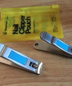 Nail Clippers Set - 2 Pack Stainless Steel Ingrown Toenail Tool, Professional Fingernail & Toenail Clippers for Thick Nails (Pedicure Nail Clippers) Silver 44 71QgSd2oihL