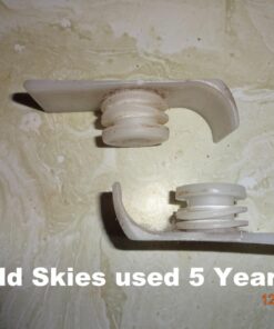 Drive Medical 10110 Walker Wheel Ski Glides, White 1 Pair (Pack of 1) 20 71QgrV85SDL