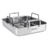 Viking Culinary 3-Ply Stainless Steel Roasting Pan, Includes a Nonstick Rack, Dishwasher, Oven Safe, Works on All Cooktops including Induction 12 71QhJ07YulL