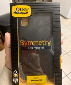 OtterBox iPhone XR Symmetry Series Case - BLACK, Ultra-Sleek, Wireless Charging Compatible, Raised Edges Protect Camera & Screen iPhone Case 44 71QhlE4nqmL