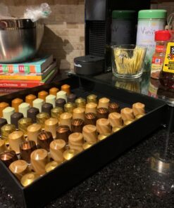 Deco Brothers Crystal Tempered Glass Original Pod Holder Drawer, 42 Nespresso Capsule Organizer 43 71QhpqYR7OL