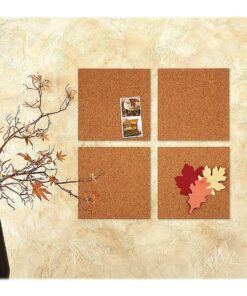 Quartet Cork Tiles, Cork Board, 12" x 12", Corkboard, Wall Bulletin Boards, Natural, 4 count (Pack of 1) 4 Pack 25 71QieMhId5S