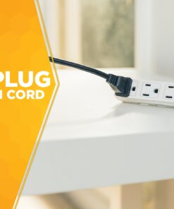 Woods SlimLine 2241 16/3 Flat Plug Indoor Extension Cord 8-Foot 3 Outlets Right Angled Plug Space Saving Design UL Listed 8 Foot (Pack of 1) 26 71Qiq702gQL