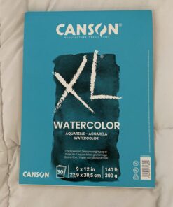 Canson XL Watercolor Pads, 9 In. x 12 In., Pad Of 30 (100510941) (98773) 9x12 Fold Over 36 71Qj0e9RcsL