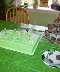 Beistle Grass Tablecover, 54” x 108” – Plastic Table Cloth, Football Party Decorations, Sports Themed Party Decor, Green Grass Tablecloth, Rectangular Table Cloth 18 71QjyxzwlL