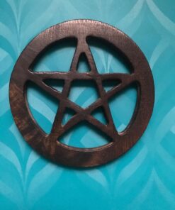 AzureGreen Pentagram Altar Tile 4" (Brown) (Brown) (Black) (Brown) 27 71QkwAUhSjL