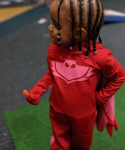 PJ Masks Owlette Deluxe Toddler Costume Medium (3T-4T) Red 39 71QlFdF2NBL