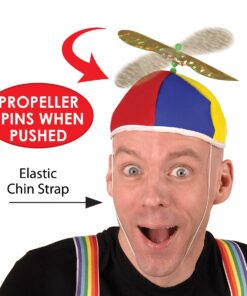 Propeller Beanie Party Accessory (1 count) (1/Pkg) 8 71QlSPiAGRL