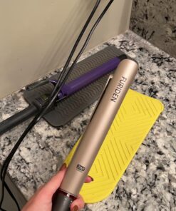 FURIDEN Professional Salon Quality Hair Straightener, Hair Straightener and Curler 2 in 1, Flat Iron Curling Iron in One, Fast Results | Long Lasting Gold 47 71QmeVzSHL