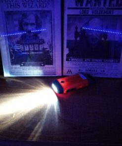 Eton American Red Cross Crank-Powered Clipray Clip-On Flashlight & Smartphone Charger, Hand Crank, Cherry Red, Commitment to Preparedness Single 20 71QmyuTKAL