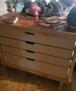 4’’ TPR Heavy Duty Swivel Caster Wheels Lockable Ball Bearing 1200lbs (Set of 4) - Silver Gray with brake 23 71Qnj0LO3hL