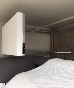 Monarch Specialties 3008, C-shaped, End, Side, Snack, Living Room, Bedroom, Laminate, White, Contemporary, Modern Accent Table-Glossy Chrome Metal, 10.25" L x 18.25" W x 25.25" H 44 71Qo354DyZL