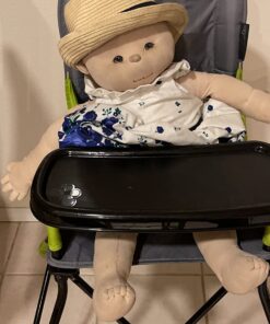 Summer Infant Pop ‘n Sit Portable Highchair, Green - Portable Highchair For Indoor/Outdoor Dining – Space Saver High Chair with Fast, Easy, Compact Fold, For 6 Months – 45 Pounds 31 71QoPMjRZ5L