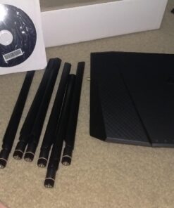 "ASUS AC3200 Tri-Band Gigabit WiFi Router, AiProtection Lifetime Security by Trend Micro, Adaptive QoS, Parental Control (RT-AC3200)" 36 71QobfVplKL