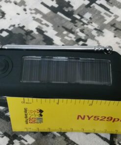 iRonsnow Solar Emergency NOAA Weather Radio Dynamo Hand Crank Self Powered AM FM WB Radios 3 LED Flashlight 2000mAh USB Smart Phone Charger Power Bank SOS Alarm (Black) 25 71QoluBfaL