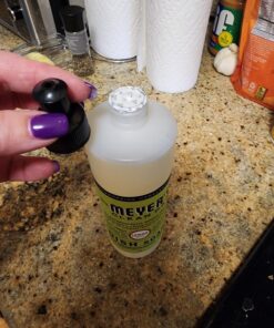 MRS. MEYER'S CLEAN DAY Liquid Dish Soap, Biodegradable Formula, Lemon Verbena, 16 fl. oz - Pack of 3 16.00 Fl Oz (Pack of 3) 30 71QpupMRUjL