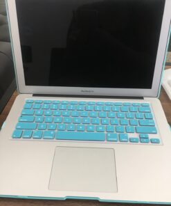 IBENZER Compatible with Old Version MacBook Air 13 Inch Case (2017-2010 Release), Models: A1466/A1369, Plastic Hard Shell Case with Keyboard & Screen Cover for Mac Air 13, Aqua, A13TBL+2 For Macbook Air 13'' A1466/A1369 66 71QqtMgKEkL