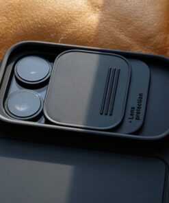 Simtect Designed for iPhone 14 Pro Max Case with Sliding Camera Cover, Shockproof & Mil-Grade Protective Phone Case for iPhone 14 Pro Max 6.7"- Black 1. Space Black 69 71QrBIRrVRL