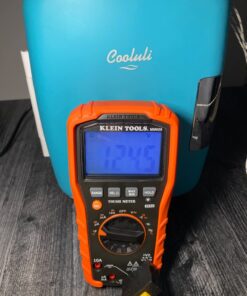 Cooluli Mini Fridge for Bedroom - Car, Office Desk & Dorm Room - Portable 4L/6 Can Electric Plug In Cooler & Warmer for Food, Drinks, Skincare Beauty & Makeup - 12v AC/DC & Exclusive USB Option, Blue 56 71QsB0WzNkL