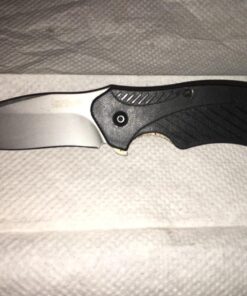 Kershaw Clash Pocketknife, 3" 8Cr13MoV Steel Drop Point Blade, Assisted One-Handed Flipper Opening, Folding Utility EDC 51 71Qsi8Q4RWL 1