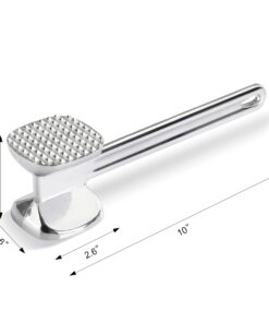 New Star Foodservice 36374 Heavy Duty Cast Aluminum Meat Tenderizer, 10-Inch 11 71QswExkpHL