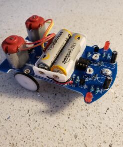 MiOYOOW Practice Soldering Learning Electronics Kit Smart Car Soldering Project Kits Line Following Robot Beginners DIY Electronics Education School Competition W/English Manual 1 Pack-soldering Tracking Car(dc Motor) 55 71QvG75wrfL