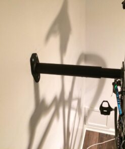 Ibera Bike Wall mount - Horizontal Indoor Bike Rack for 1 Bicycle I Bike rack garage - Keep you Bike Safe & Secure and save Space with Bike hangers for garage, bike hooks for garage wall, bike hanger Bike Hanger - 1 Pack 44 71QvP5rML