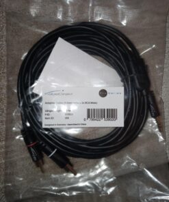 KabelDirekt – RCA to Jack 3.5 Adapter Cable – 15 ft – Versatile Plug-and-Play Audio Cable (Aux/3.5mm to 2X RCA for Connection to Smartphone, Tablet, Home Theater, soundbar, TV, Notebook, MP3) 15 feet 21 71QxH4FMb3L