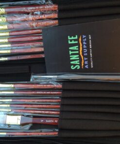 Santa Fe Art Supply Paint Brush Set W/Carrying Case-Organizer - 15+1 Professional Grade Wood Paintbrush Kit Perfect for Watercolor, Oil, Ink, Face - Creative Art Brushes & Craft Supplies for Artists 49 71QxlCv hgL