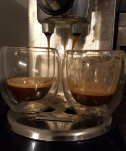 Kitchables Espresso Shot Glass, Durable Double Walled Espresso Cups, Clear Shot Glasses for Coffee Shots, Espresso Cups Set of 4, 2.7oz Tasas Transparente Para Café Bonitas 2.7oz Pack of 4 42 71Qyhamqr3L