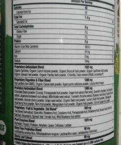 Organic Superfood Greens Powder - Cocoa Chocolate | Super Greens Fruit & Vegetable Supplement | Over 20 Greens, Fruits & Veggies, Fiber, Probiotics & Digestive Enzymes | 30 servings Superfood Cacao Greens Powder 30 71QzIIgBatL
