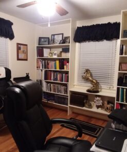 Flash Furniture Big & Tall Office Chair | Black Leather Swivel Executive Desk Chair with Wheels Black Leathersoft 35 71R Tg5H0TL