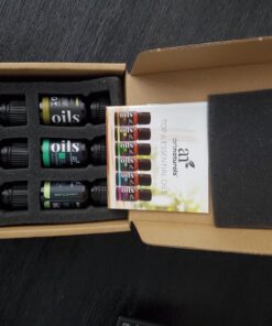 ArtNaturals Aromatherapy Top-6 Essential Oil Set - (6 x 10ml Bottles) - 100% Pure of The Highest Therapeutic Grade - Premium Gift Set – Lavender, Peppermint, Tea Tree, Eucalyptus 33 71R XmyN9fL