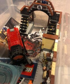 LEGO Harry Potter Hogwarts Express 75955 Toy Train Building Set includes Model Train and Harry Potter Minifigures Hermione Granger and Ron Weasley (801 Pieces) 29 71R pg70bL