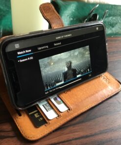 Snakehive iPhone XR Vintage Wallet || Genuine Leather Wallet Phone Case || Real Leather with Viewing Stand & 3 Card Holder || Flip Folio Cover with Card Slot (Brown) Apple iPhone XR Brown 35 71R0Jwaj 4L 2