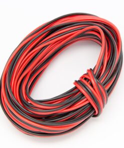20 Gauge 2Pin Extension Wire, EvZ 20AWG 2 Conductor Parallel Electric Cable Cord for Led Strips Single Color 3528 5050, Red Black, 66ft/20M 66ft / 20M 21 71R0OUF1mqL