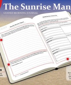 SaltWrap Sunrise Manifesto: Daily Morning Guided Journal for Gratitude, Mindfulness, Wellness, Self Care for Women & Men – 5 Minute Reflection Journal 34 71R0abhdTcL