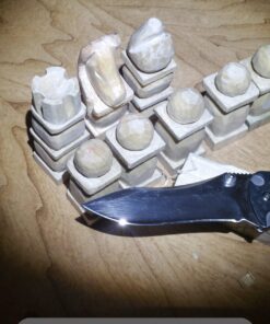 Lansky Standard Knife Sharpening System: 3-Stone Ceramic Knife Sharpener Kit with Honing Oil - LKC03 41 71R3E ldbaL