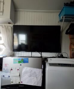 WALI Tilt TV Wall Mount Bracket for Most 26-55 inches LED, LCD, OLED Flat Screen TVs up to 99lbs with Mounting Holes 100x100mm to 400x400mm (TTM-1), Black 42 71R3wvHF7L