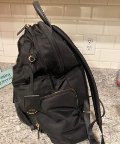 TUMI - Voyageur Carson Laptop Backpack - 15 Inch Computer Bag for Women - Black Black With Gold Hardware 34 71R4BKzT8L